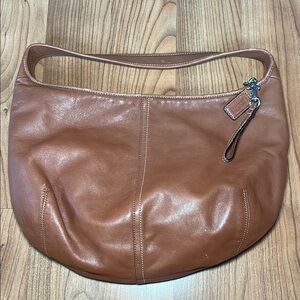 Coach Brown Leather Hobo Bag